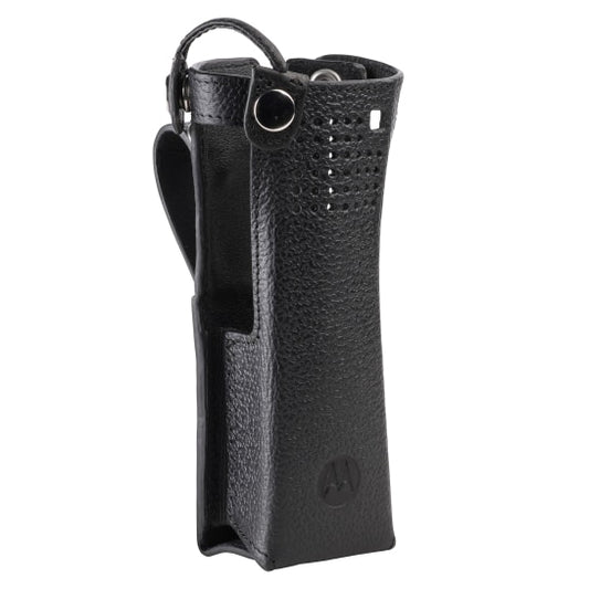 PMLN5879A PMLN5879 - Motorola Leather Carry Case with 3" fixed belt loop for medium batteries