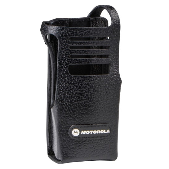 PMLN5030B PMLN5030 - MotoTRBO Hard Leather Carry Case with 3in Fixed Belt Loop for Non-Display Radio