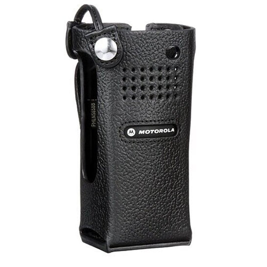 PMLN7903A PMLN7903 - Motorola Hard Leather Case With 3-Inch Fixed Belt loop
