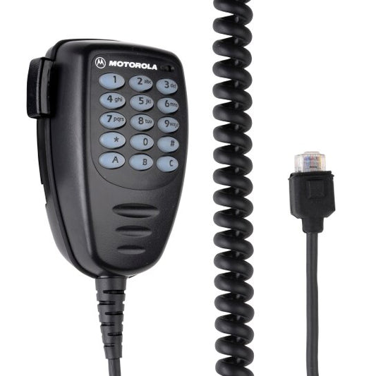 RMN5029A RMN5029 - Motorola Enhanced Keypad Microphone with 7 ft. Coil Cord with Clip