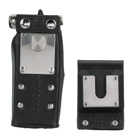 NNTN4115A NNTN4115 - Motorola High Activity Swivel Leather Carry Case w/ 3in Swivel Belt Loop