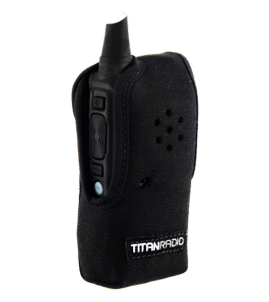 TR3XNC3 Titan Radios Vertical Nylon Case w/Metal belt clip for Titan TR3X Radios
